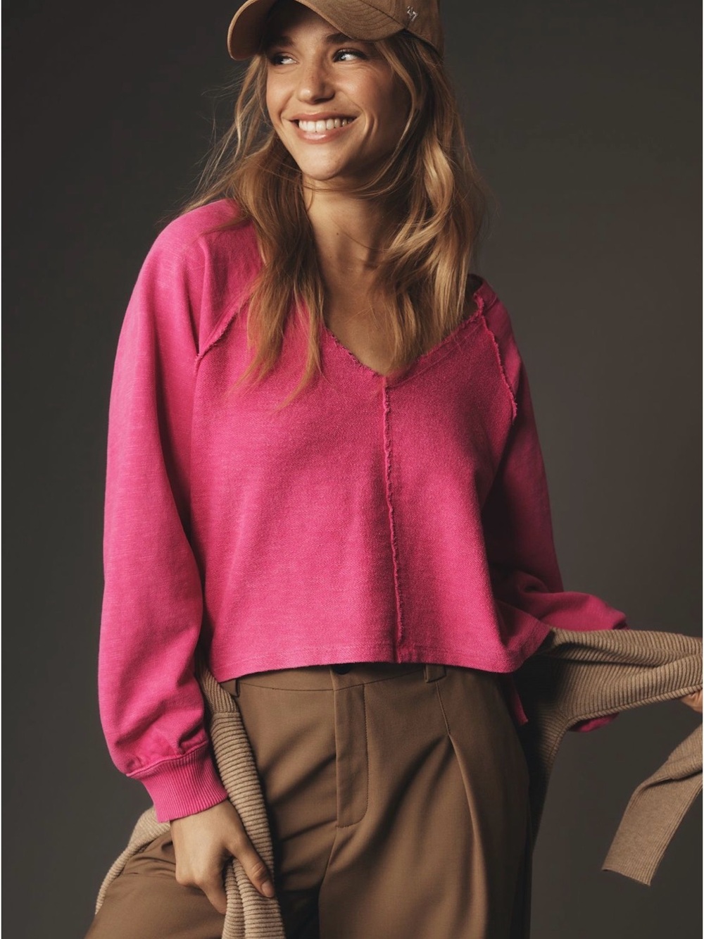 GUC Anthropologie Pilcro Reworked Popover Sweatshirt -S